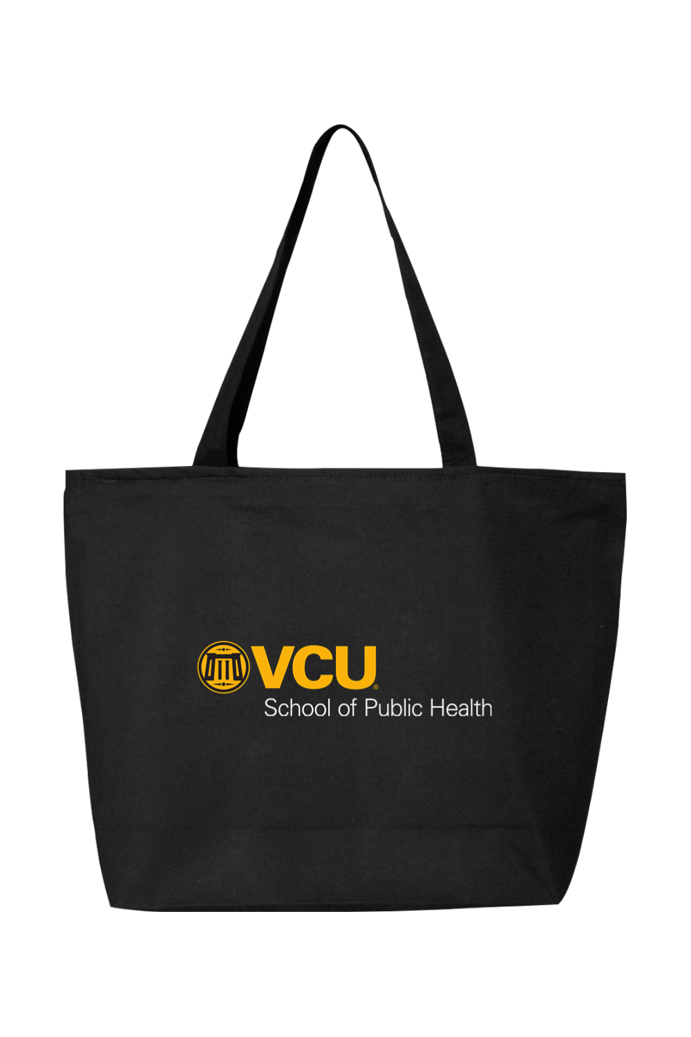 VCU - School of Public Health - Canvas Zippered Tote – College Thread