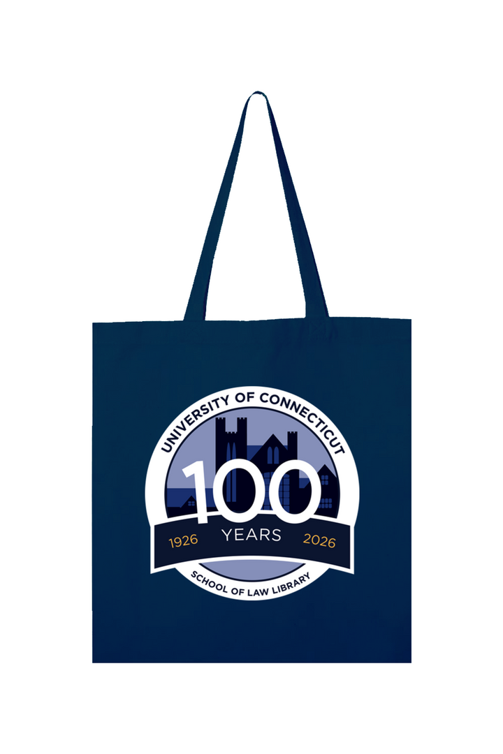 UConn School of Law Library tote bag