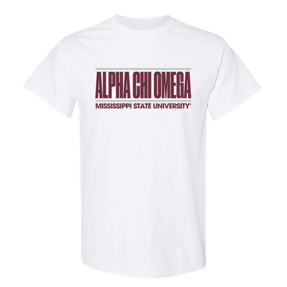 Mississippi State - Alpha Chi Omega : - T-Shirt-0