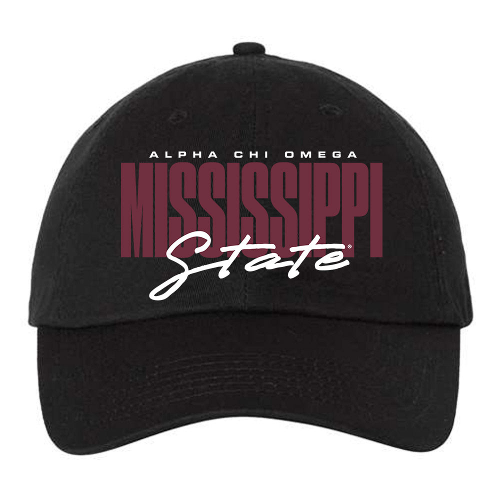 Mississippi State - Alpha Chi Omega : - Dad Hat-0