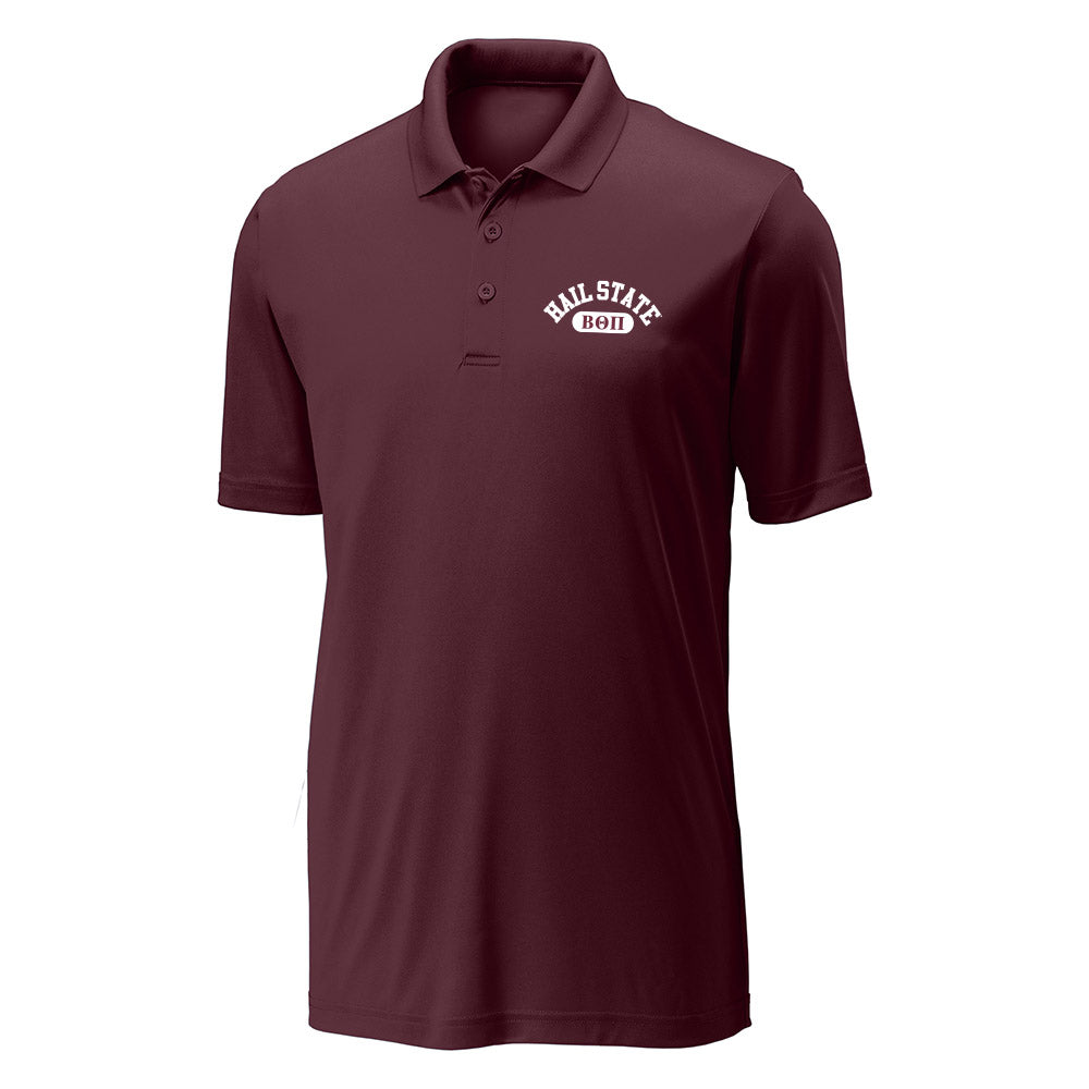 Mississippi State - Beta Theta Pi : - Activewear Polo Shirt-0