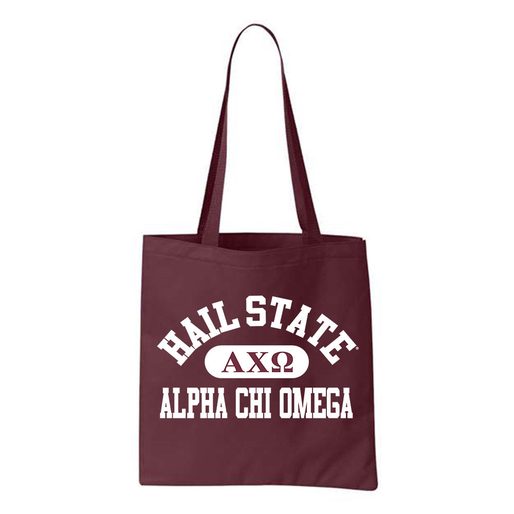 Mississippi State - Alpha Chi Omega : - Recycled Basic Tote-0