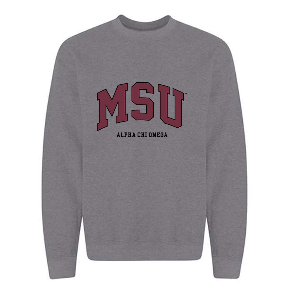 Mississippi State - Alpha Chi Omega : - Crewneck Sweatshirt-0