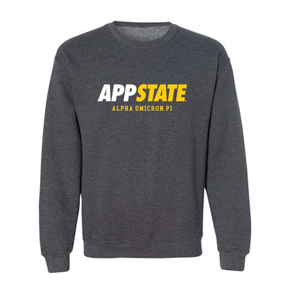 App State - Alpha Omicron Pi - Crewneck Sweatshirt-0