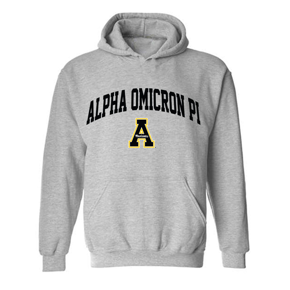App State - Alpha Omicron Pi - Hooded Sweatshirt-0