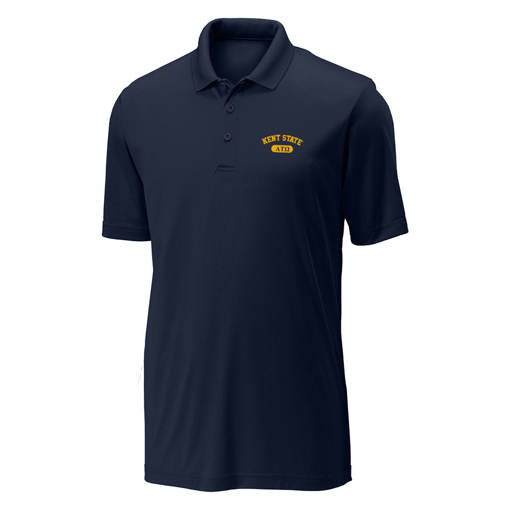 Kent State - Alpha Tau Omega - Activewear Polo Shirt-0