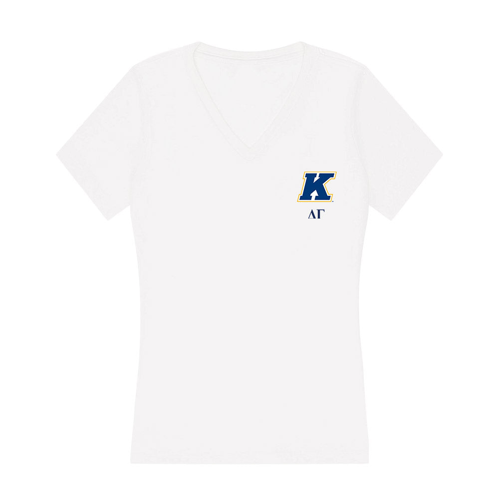 Kent State - Delta Gamma - Women's V-Neck T-Shirt-0