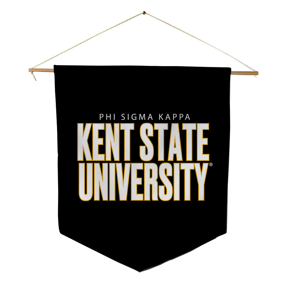 Kent State - Phi Sigma Kappa - Pennant - 18" x 21"-0