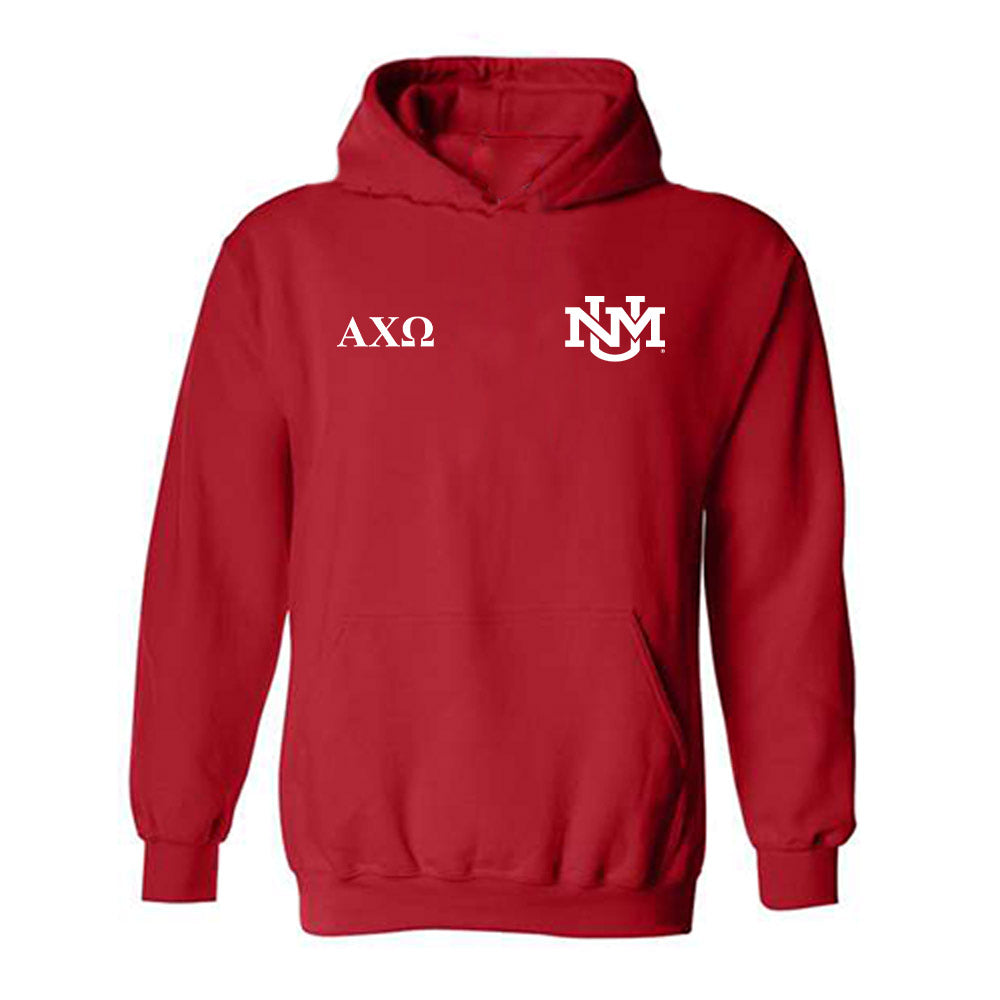 New Mexico - Alpha Chi Omega - Hooded Sweatshirt-0