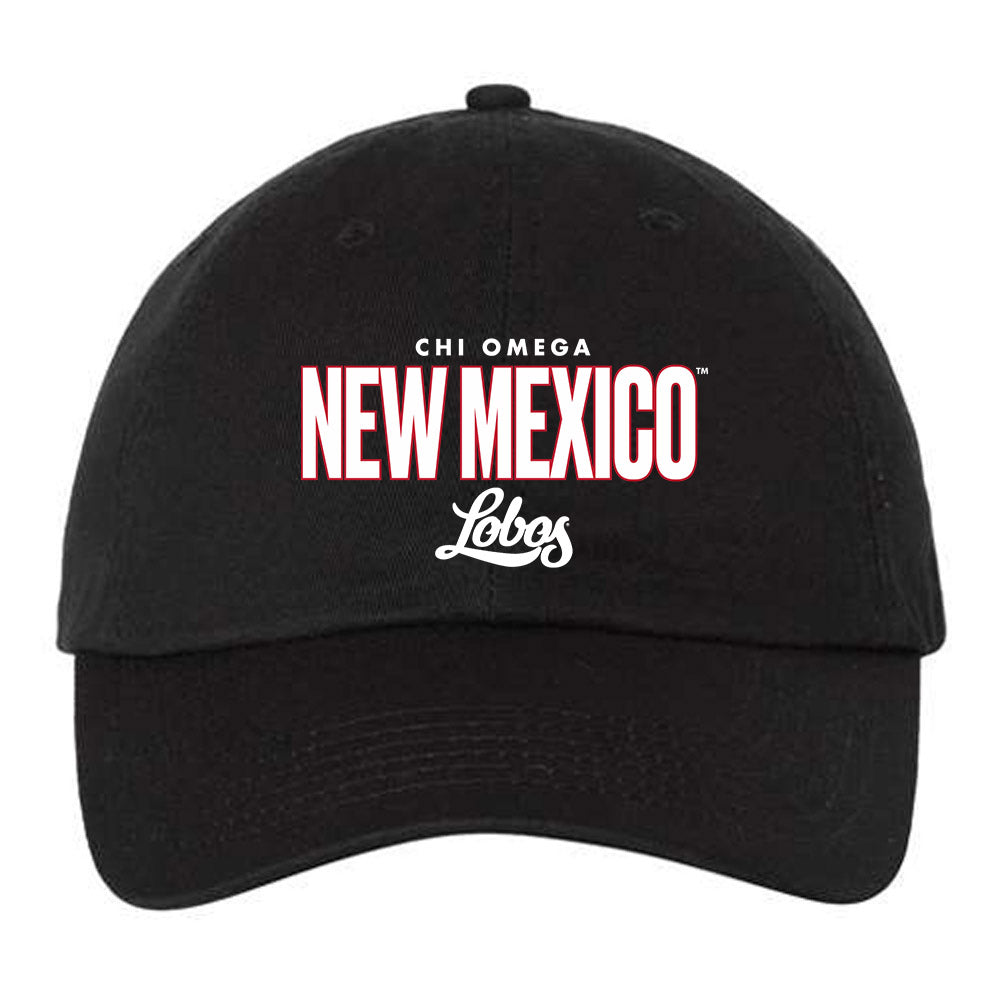 New Mexico - Chi Omega : - Dad Hat-0