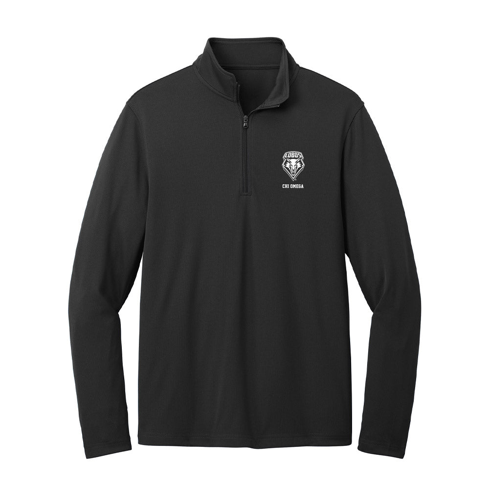 New Mexico - Chi Omega : - Lightweight Quarter Zip Jacket-0