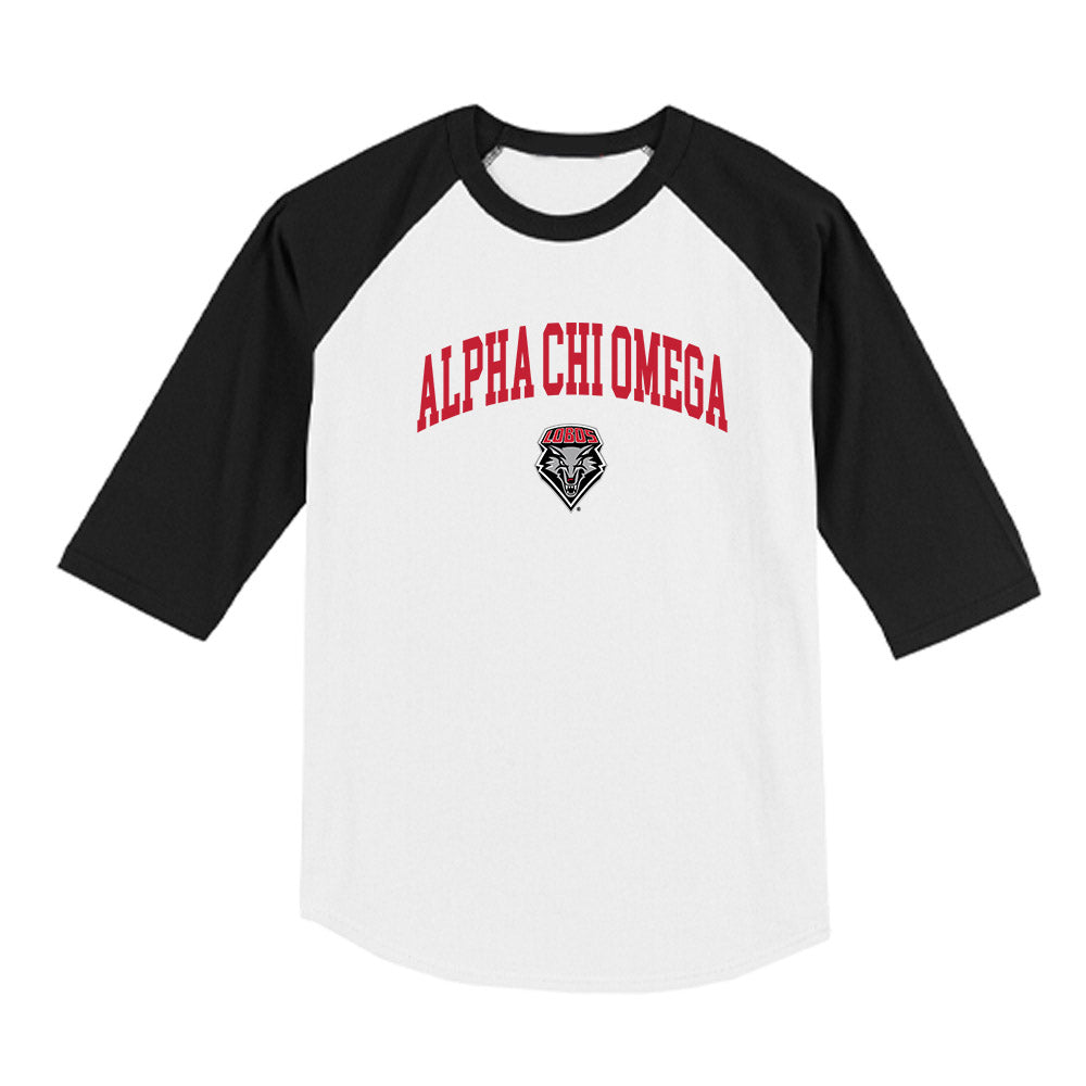 New Mexico - Alpha Chi Omega : - Raglan Shirt-0