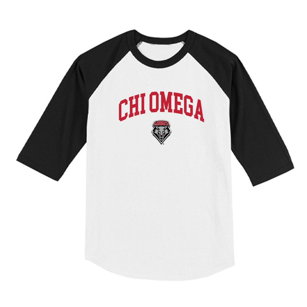 New Mexico - Chi Omega : - Raglan Shirt-0
