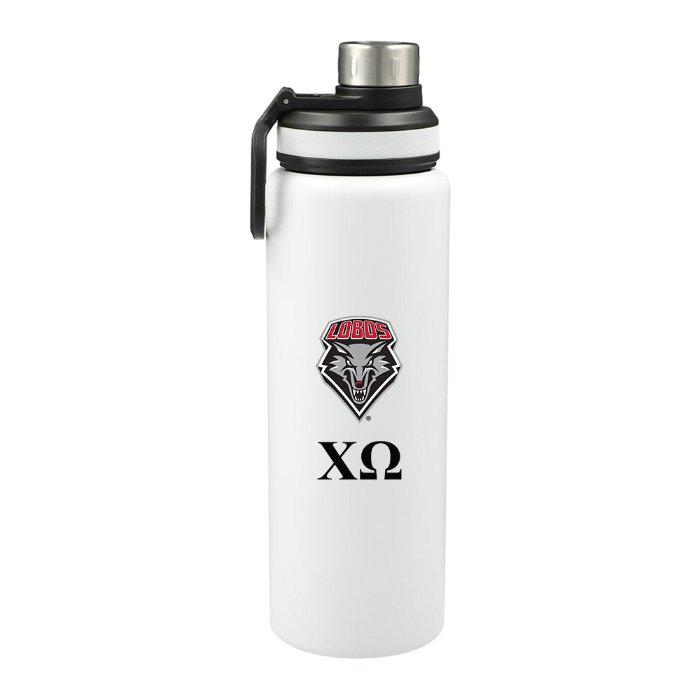 New Mexico - Chi Omega - 32oz Stainless Steel Bottle-0