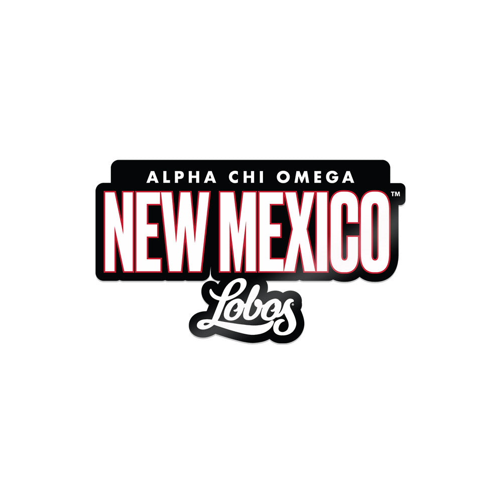 New Mexico - Alpha Chi Omega : - Sticker-0