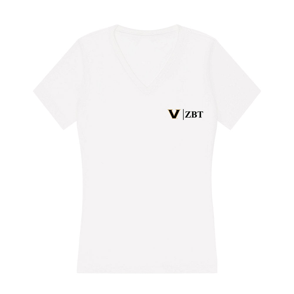 Vanderbilt - Zeta Beta Tau - Women's V-Neck T-Shirt-0