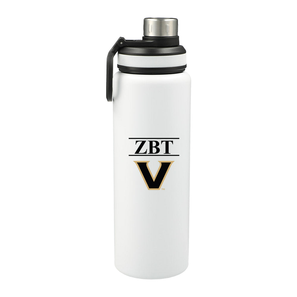 Vanderbilt - Zeta Beta Tau - 32oz Stainless Steel Bottle-0