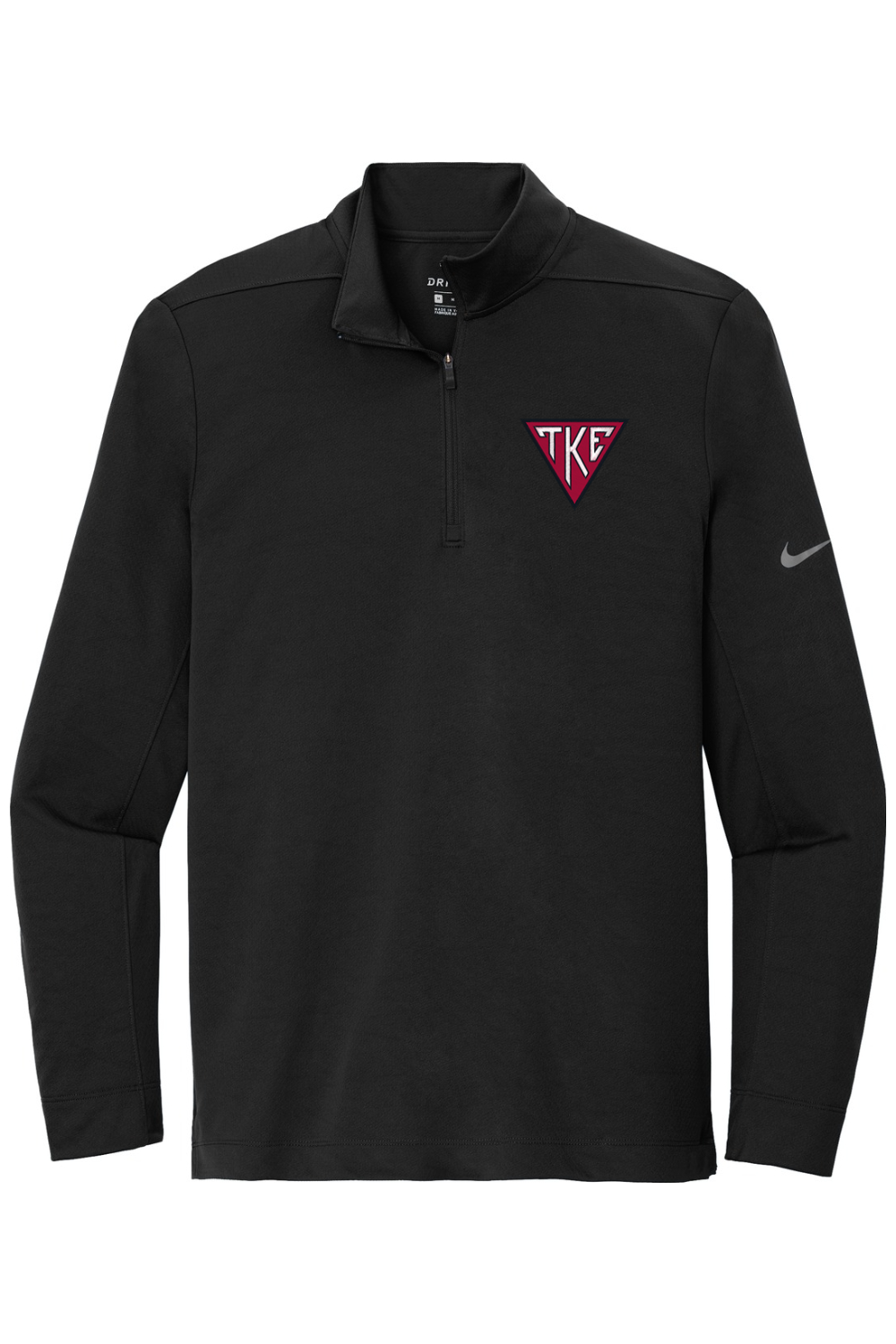 Tau Kappa Epsilon TKE Distressed Coat Of Arms T-Shirt - Officially Licensed Fraternity Gear (Black, Large) - View #6
