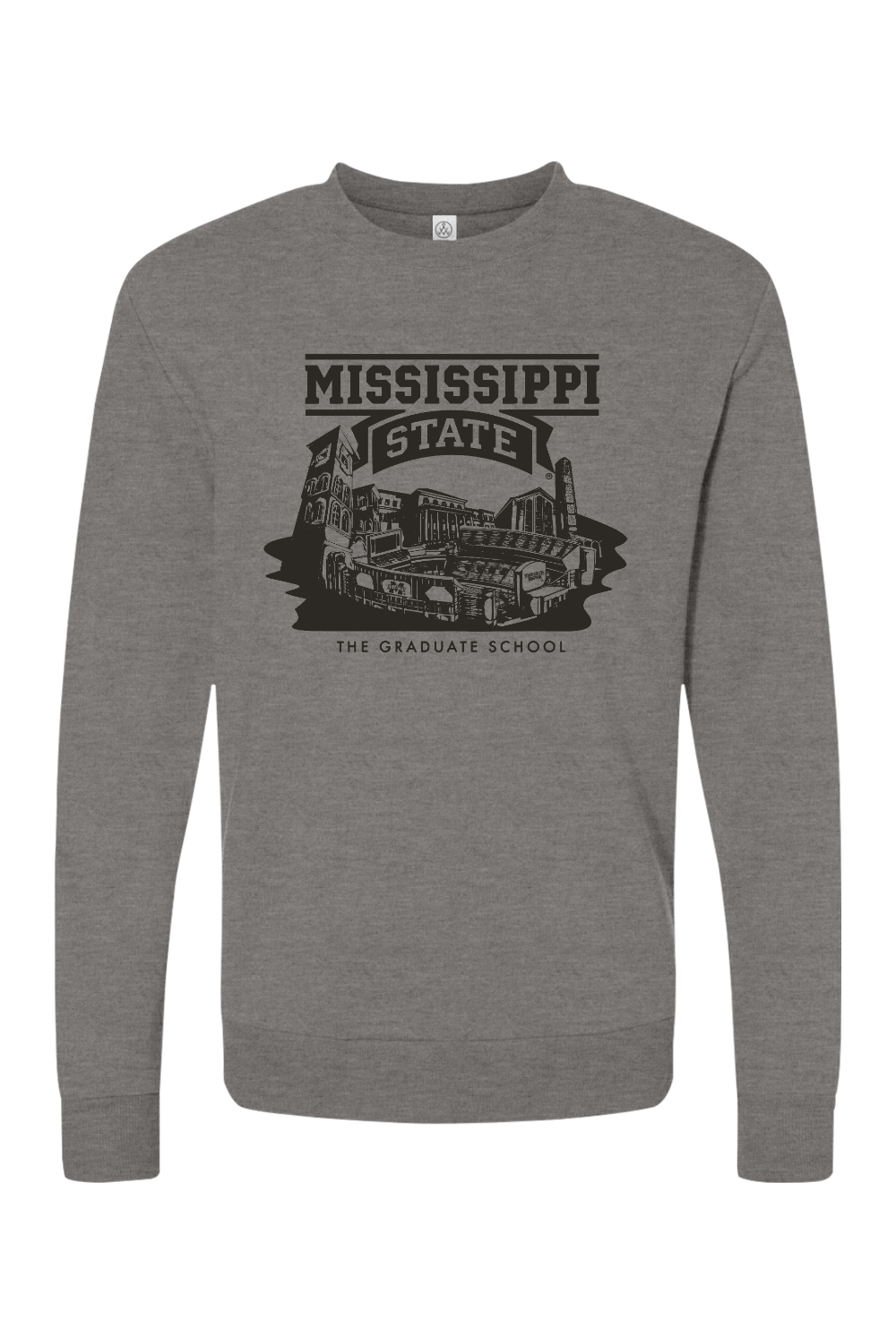 Mississippi State University Official Distressed Long Sleeve T-Shirt – Unisex Adult Fan Apparel
