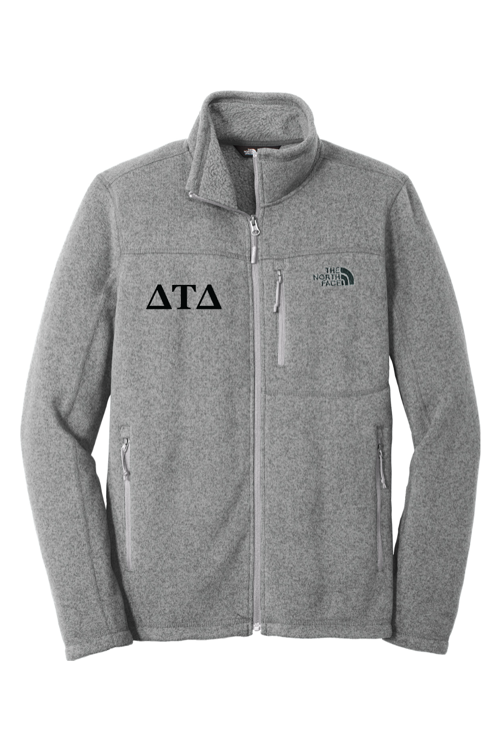 Delta Tau Delta North Face Sweater Fleece Jacket Black