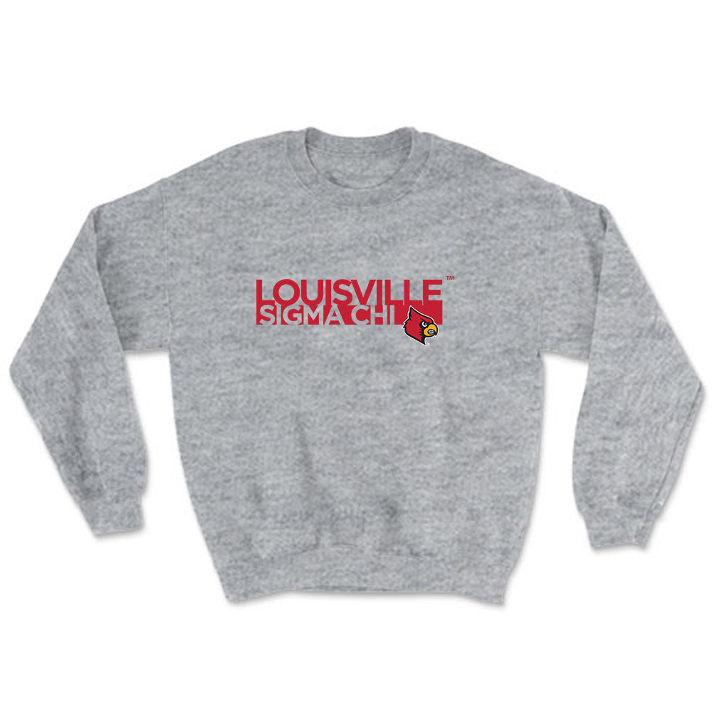 University of Louisville - Sigma Chi Sweatshirt Sport Grey / Small